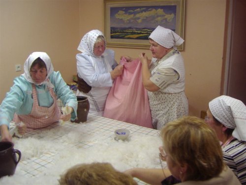 Draní peří pro Českou televizi - pořad Náš venkov - 19.11.2009